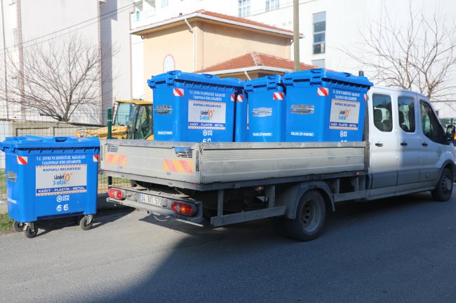 Kapaklı'da "Mavi Konteyner" Sayısı 154'e Ulaştı