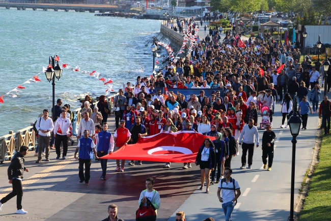 "19 Mayıs Gençlik Yürüyüşü" Yapıldı