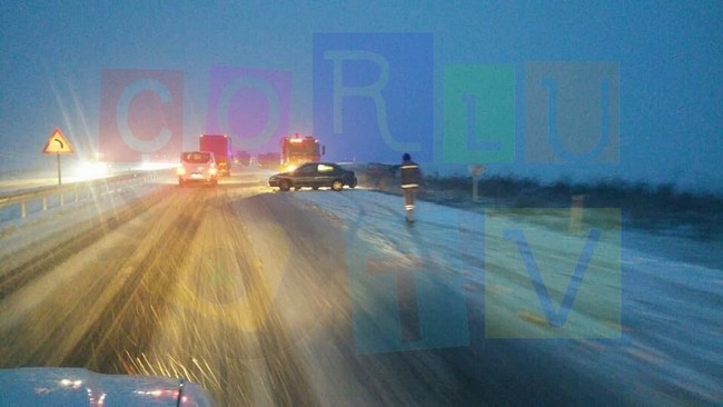 Tekirdağ'da Ulaşıma Kar Engeli