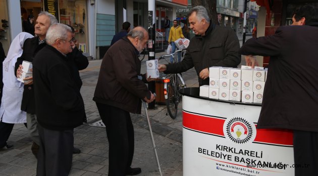 2 Bin Kandil Simidi Dağıtıldı