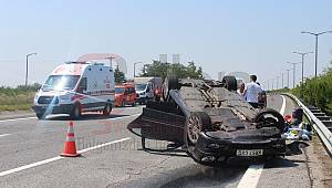 Tatile Gelen Gurbetçiler TEM'de Ölümden Döndü