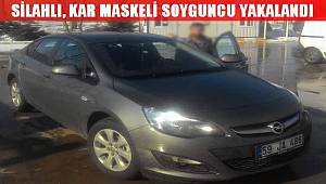 Silahlı, Kar Maskeli Büfe Soyguncusu Yakalandı