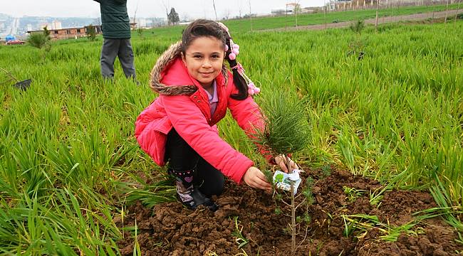 Süleymanpaşa’nın Çocukları Kendi Fidanlarını Dikti