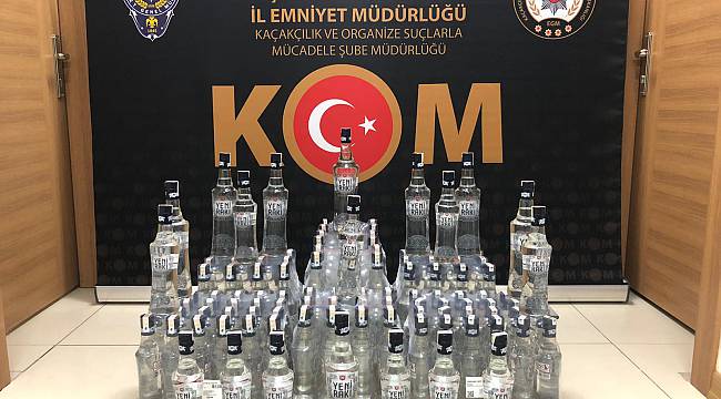 Çanakkale'de sahte içki operasyonu