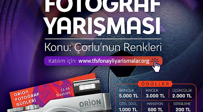 "Çorlu'nun Renkleri" Fotoğraf Yarışması Başladı  