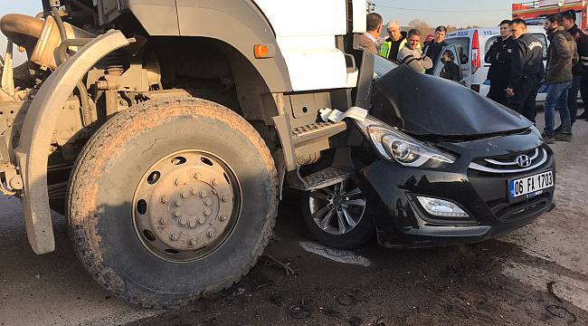 Sakarya'da trafik kazası: 1 yaralı