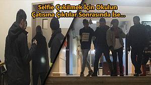 Selfie Çekmek İçin Okulun Çatısına Çıkan Çocuklar Mahsur Kaldı