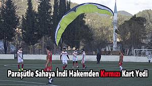 Hakemden Yamaç Paraşütçüsüne Kırmızı Kart