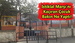 İstiklal Marşı'nı Kaçırınca Tek Başına Okudu