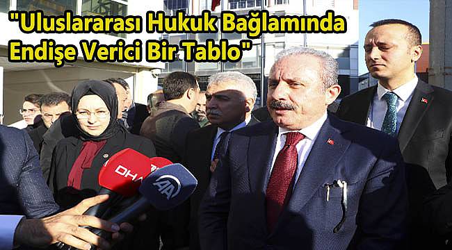 TBMM Başkanı Şentop'tan Kasım Süleymani Açıklaması