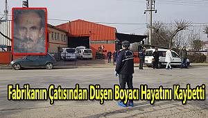 Fabrikanın Çatısından Düşen Boyacı Hayatını Kaybetti