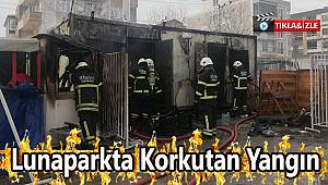 Lunaparkta Korkutan Yangın