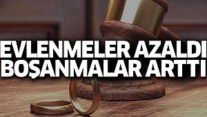 Tekirdağ’da Evlenmeler Azaldı, Boşanmalar Arttı