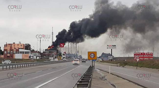 Dinlenme Tesisinde Korkutan Yangın, Alevler Tüm Oteli Sardı