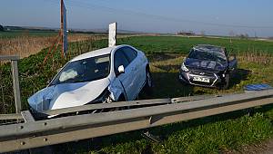 Kırklareli'nde Trafik Kazası: 2 Yaralı