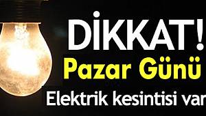 Pazar Günü Çorlu’nun O Mahallesi'nde Elektrik Yine Yok