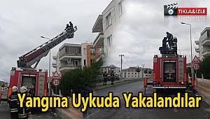 Yangına Uykuda Yakalandılar