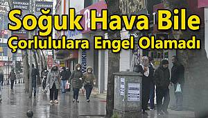 Soğuk Hava Bile Çorlululara Engel Olamadı