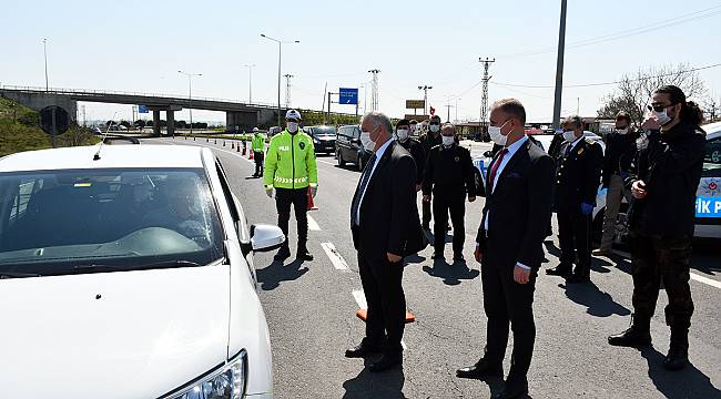 Vali Yıldırım, Kentin Giriş Çıkış Noktalarını İnceledi