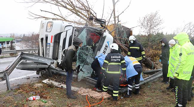 Ağır Yaralı Sürücü 40 Dakika Sonra Kurtarıldı