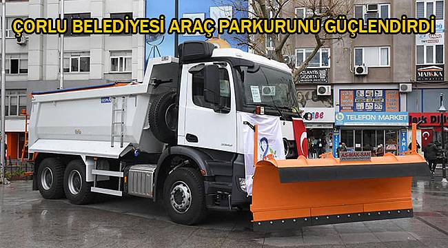 Çorlu Belediyesi Araç Parkurunu Güçlendirdi