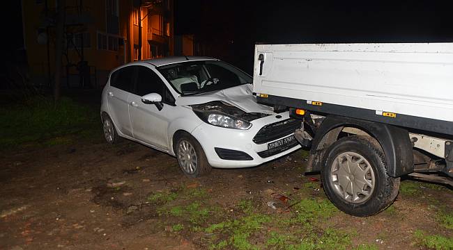 Kısıtlamayı İhlal Eden Sürücü Polisten Kaçarken Kaza Yaptı