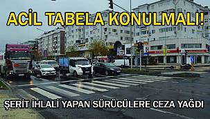 Yola Çizilen Çizgiler Yetersiz Kaldı, Sürücülere Ceza Yağdı!