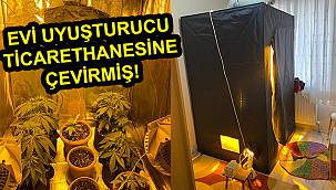 Evi Uyuşturucu Ticarethanesine Çevirmiş!