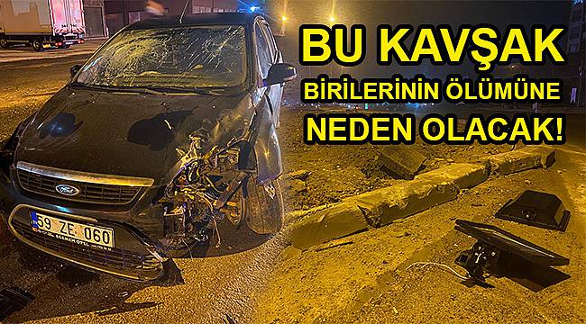 Bu Kavşak Birilerinin Ölümüne Neden Olacak!