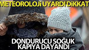 Dondurucu Soğuk Kapıya Dayandı, Sıcaklıklar 15 Derece Birden Düşecek!