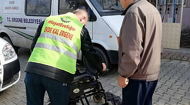 Ergene Belediyesi Engelli Araçların Bakımını Yapmaya Devam Ediyor