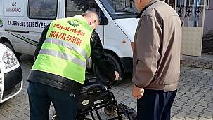 Ergene Belediyesi Engelli Araçların Bakımını Yapmaya Devam Ediyor