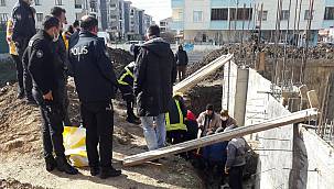 Lüleburgaz'da Yüksekten Düşen İşçi Yaralandı