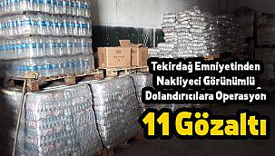 Tekirdağ Emniyetinden Nakliyeci Görünümlü Dolandırıcılara Operasyon