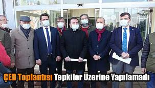 ÇED Toplantısı Tepkiler Üzerine Yapılamadı