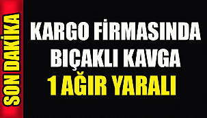 Kargo Firmasında Bıçaklı Kavga, 1 Ağır Yaralı