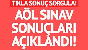 SONUÇ EKRANI AÇILDI, AÖL sınav sonuçları açıklandı!