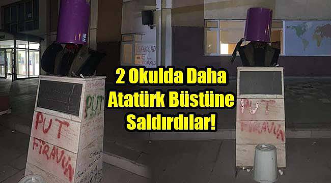 Tekirdağ’da 2 Okulda Daha Atatürk Büstüne Saldırdılar!