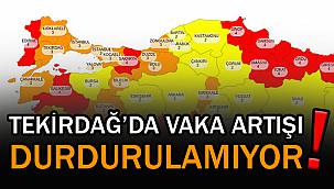 Tekirdağ'da Vaka Artışı Durdurulamıyor! İşte Haftalık Vaka Sayıları