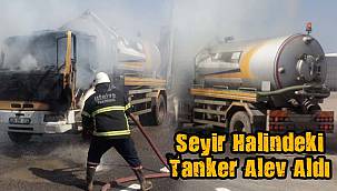 Seyir Halindeki Tanker Alev Aldı