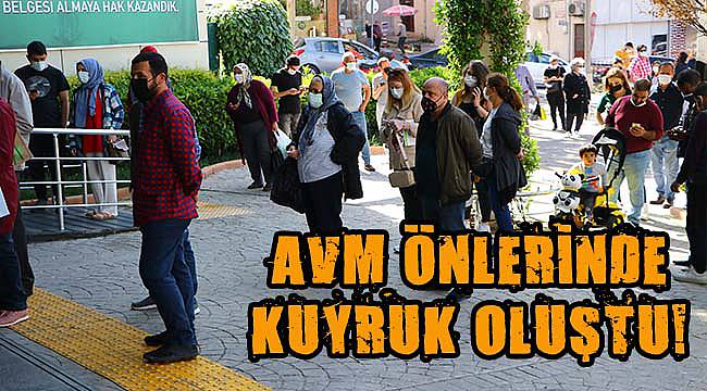 17 Günün Ardından AVM Önlerinde Kuyruk Oluştu