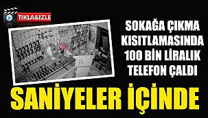 Tuvalet Camından Giren Hırsız Saniyeler İçinde 100 Bin Liralık Telefon Çaldı