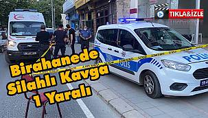 Birahanede Silahlı Kavga, 1 Yaralı