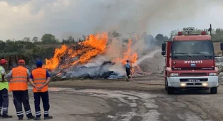 Belediye Ekipleri Çöpleri Yakarak İmha Etmeye Kalktı!