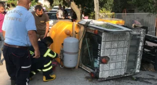 Bilecik'te Forklift Aydınlatma Direğine Çarparak Devrildi, 1 Ölü