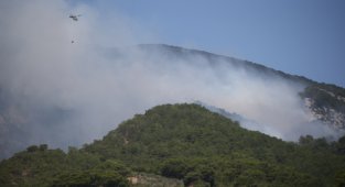 Kazdağları'nda Orman Yangını Çıktı