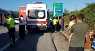 Anadolu Otoyolu'nda Zincirleme Trafik Kazası, 10 Yaralı