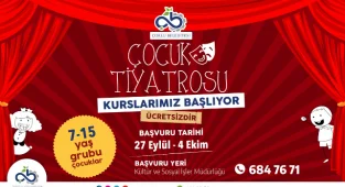 Çocuk Tiyatrosu Kursu Başlıyor!