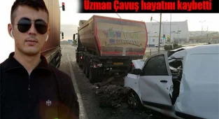 İzne Gelen Uzman Çavuş Feci Kazada Hayatını Kaybetti