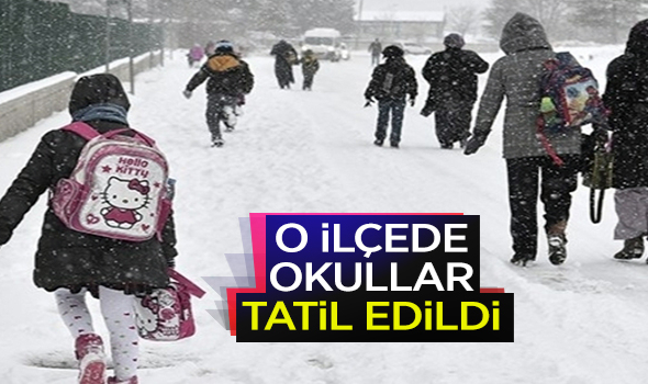 Tekirdağ'da 1 İlçede Okullar Tatil Edildi